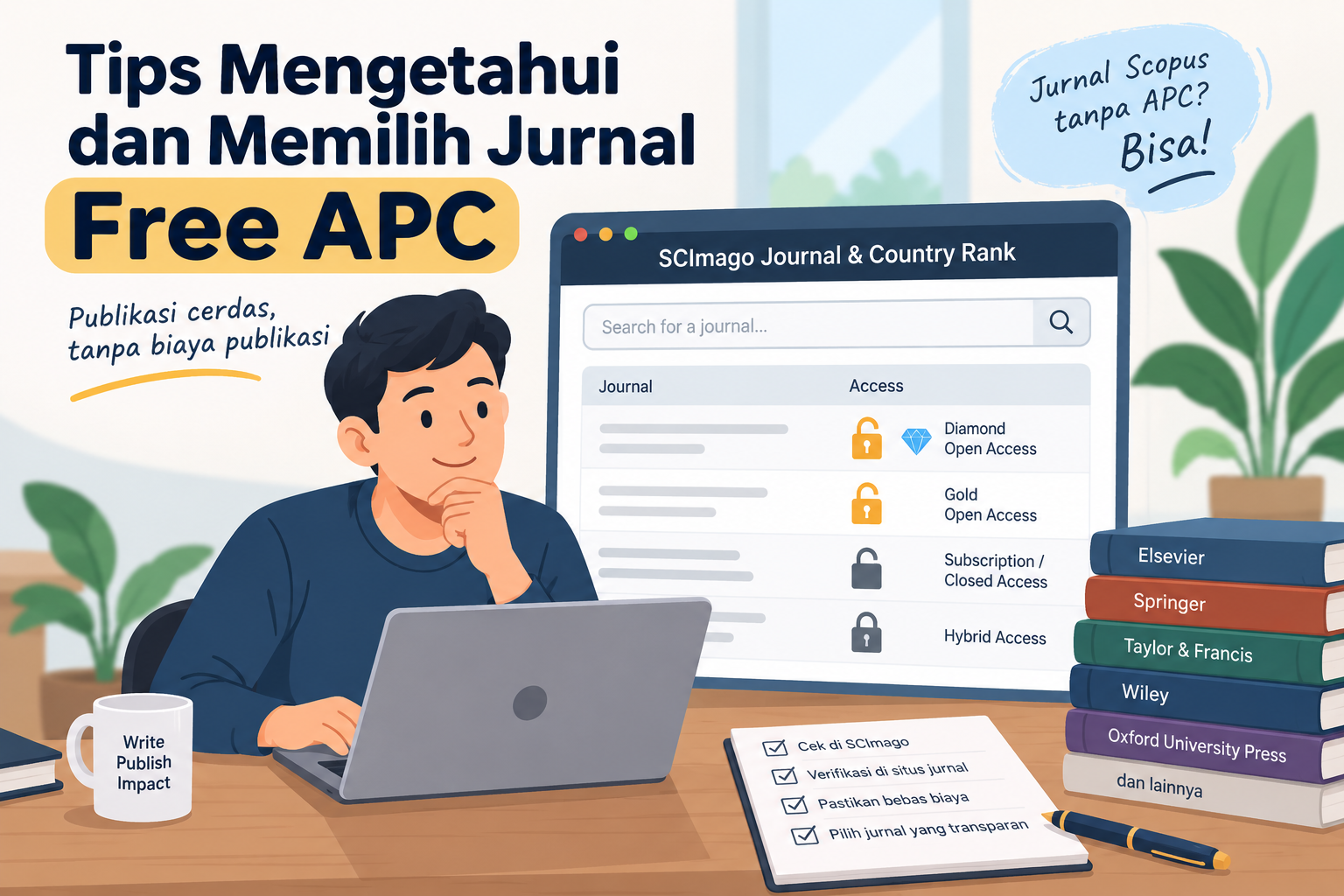 Tips Mengetahui dan Memilih Jurnal Terindeks Scopus Free APC